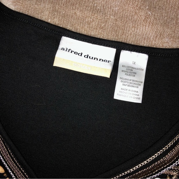 Alfred Dunner Beaded Top - Picture 3 of 6